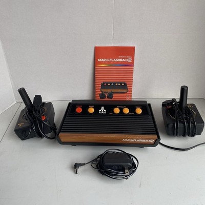 Atari Flash Back 2 / 2 Joy Sticks / Power Cable Pre-Owned Tested Gaming System