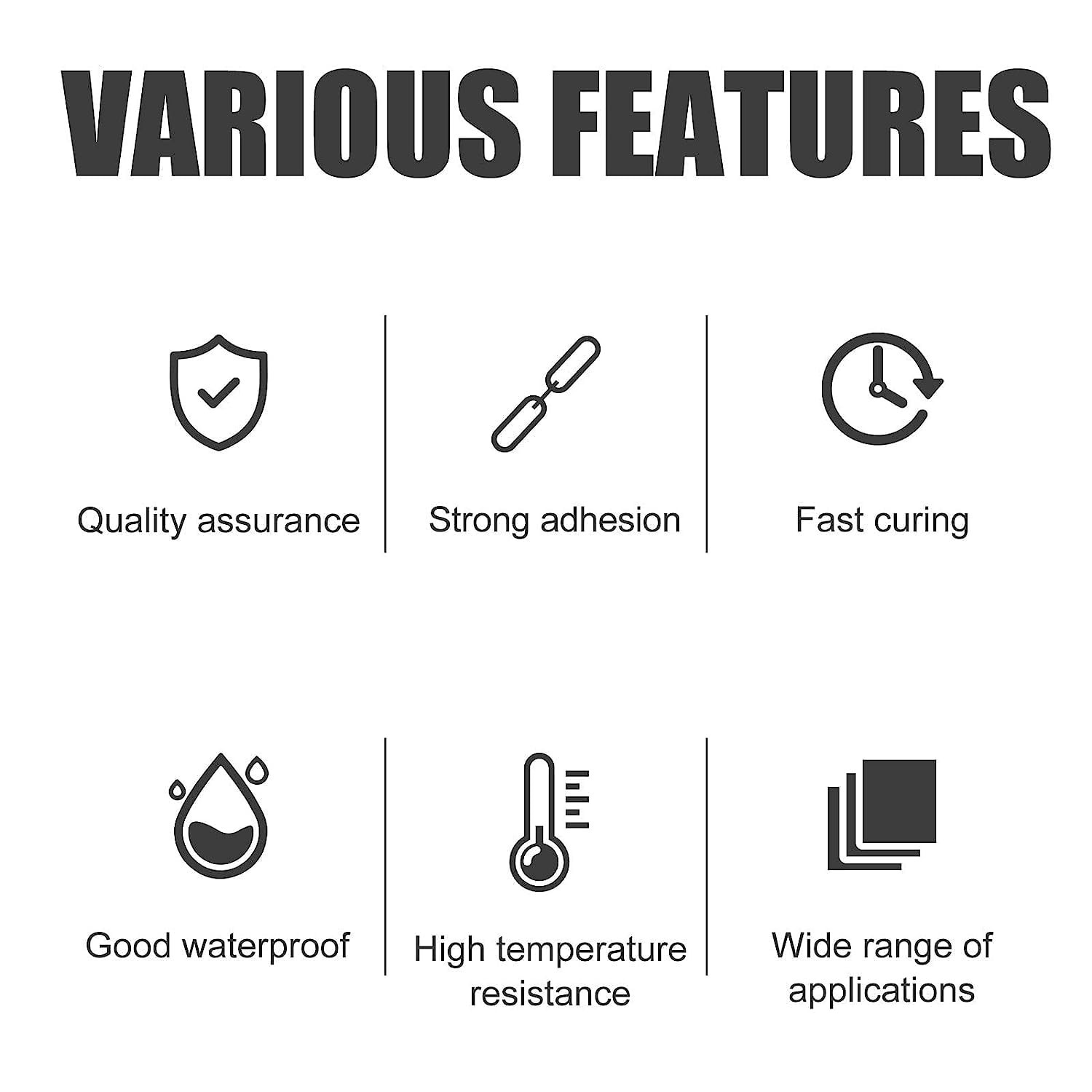 Jue-Fish High-Strength Oily Universal Super Glue - Instant Bonding Clear Formula