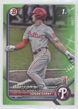 2022 Bowman Prospects Neon Green Border 76/399 Logan Cerny #BP-120 ut4