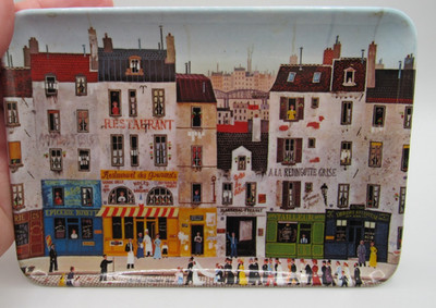 MICHEL DELACROIX Paris street Wedding parade  Melamine Tray 4''x6'' Made in Italy