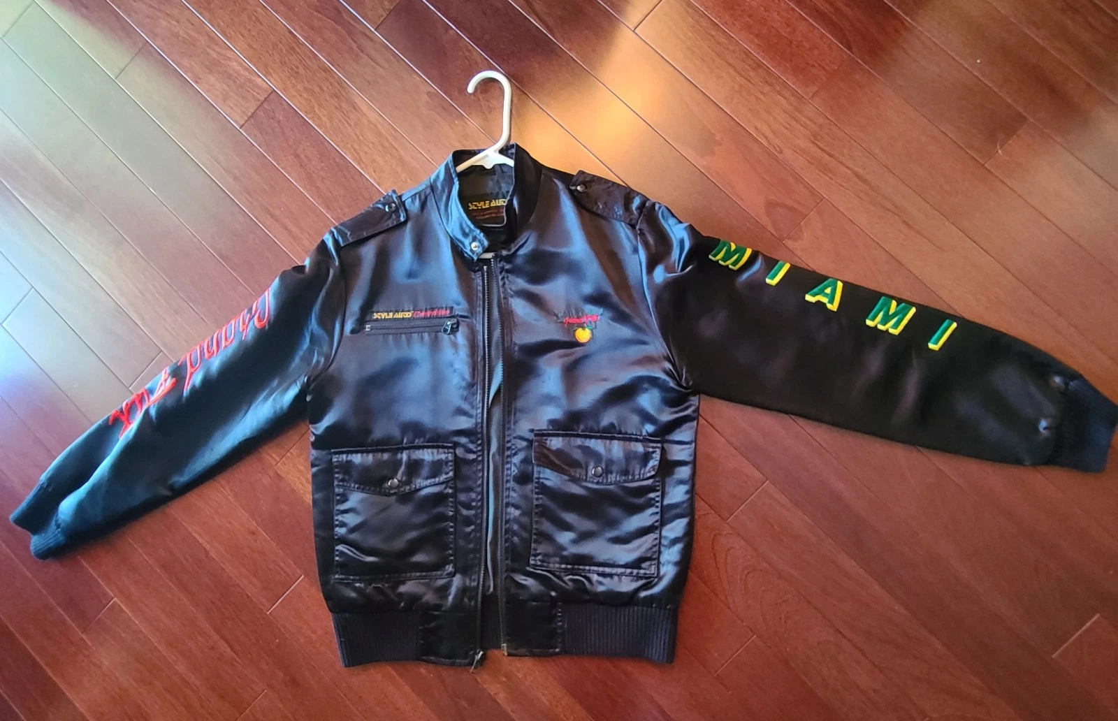 VETEMENTS GIACCA UOMO 1983 INAUGURALE MIAMI GRAN PREMIO MADE BY STYLE AUTO TAGLIA SMALL.