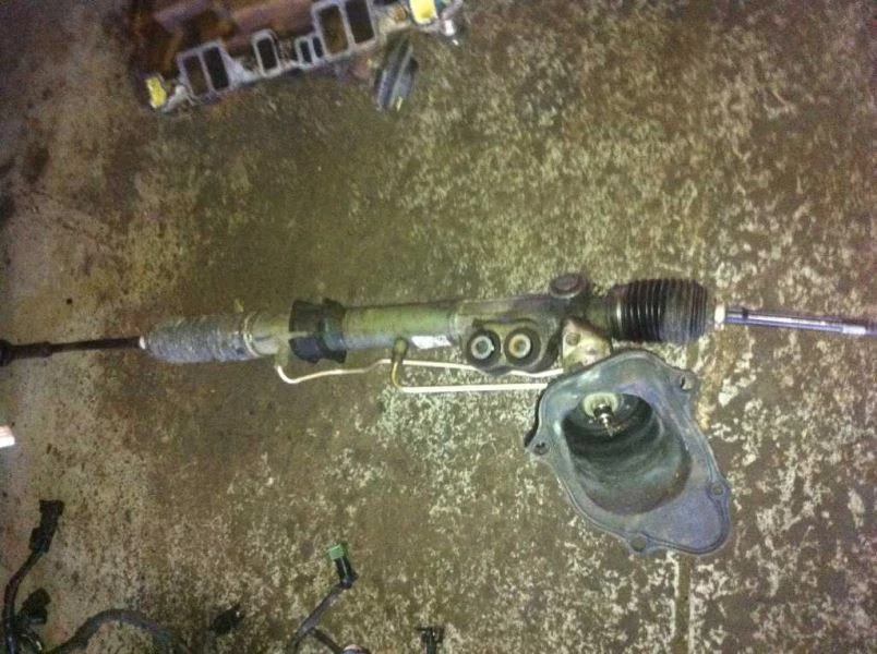 02 Infiniti I35 engranaje de dirección/rack bastidor eléctrico y piñón Foto 3 de 4