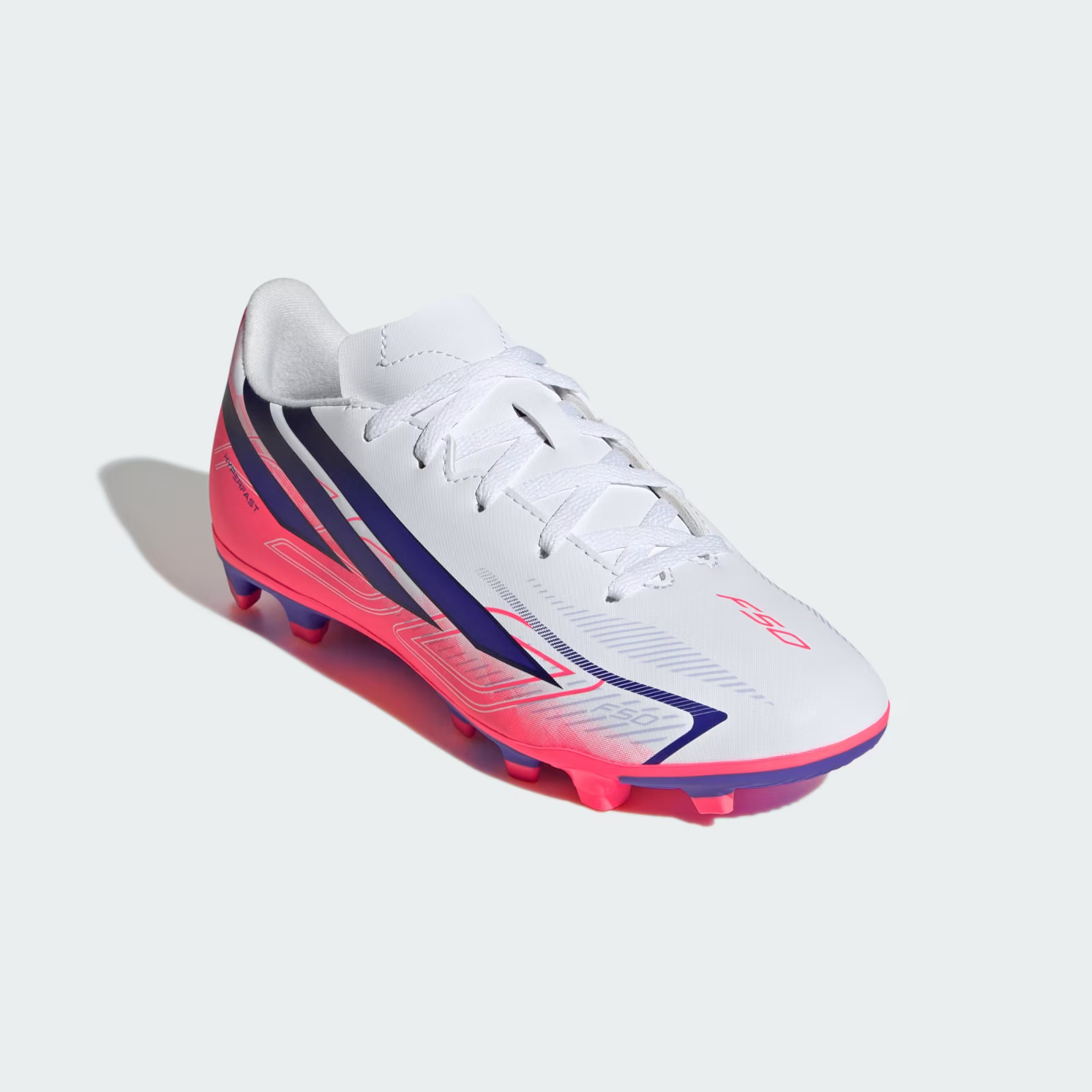 ADIDAS F50 HYPERFAST CLUB FG MG Scarpe Calcio Bambino KK1308 Multi Terreno foto 4