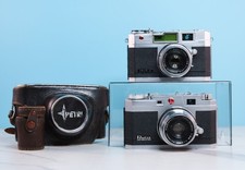 Lot of Petri 2.8 Color Corrected 35mm Rangefinder Film Cameras