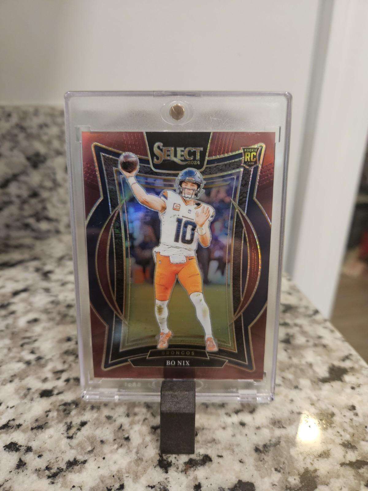 2024 Panini Select - Concourse Bo Nix #30 Maroon /149 (RC)