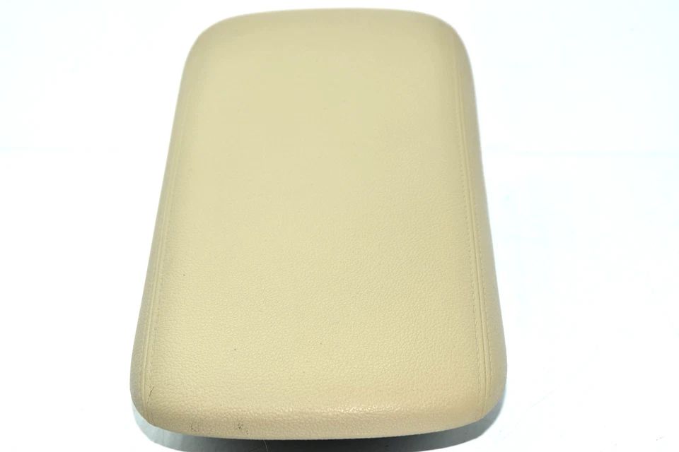 💎 Mitsubishi Outlander 2014-2018 consola central cuero reposabrazos tapa OEM beige Foto 3 de 4