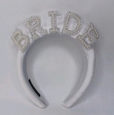 Bride Decorative Fabric Headband Wedding Party Bridal Shower