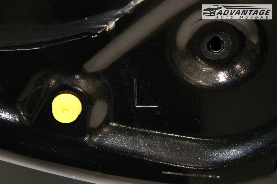 Cadillac CTS 2014-2019 carcasa de puerta trasera izquierda negra con hervidor metálico OEM Foto 3 de 4