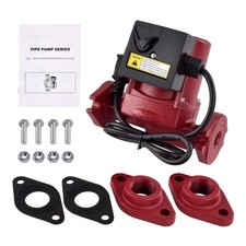 Talspity UPS26-99FC, 52722512 Water Circulator Pump, 115V 1/6HP Boiler Red