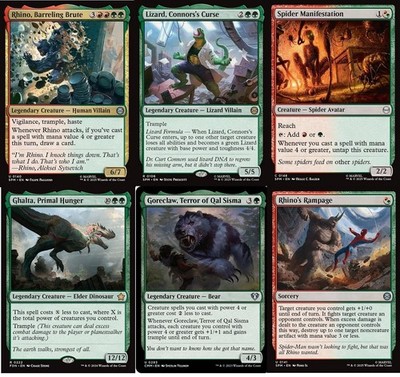 MTG Commander EDH Deck - Rhino, Barreling Brute - Ghalta - Goreclaw 100 Cards NM