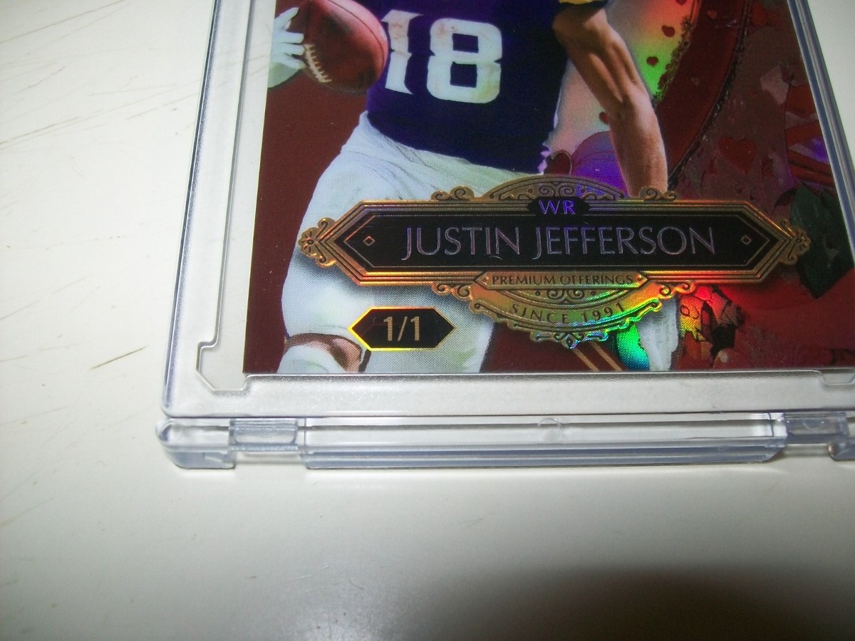 2026 WILD CARD SWEET JUSTIN JEFFERSON #SWW2BJ3-JJ #D1/1 MINNESOTA