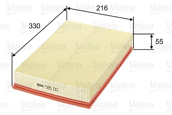 VALEO-OE 585133 Air Filter for VOLVO