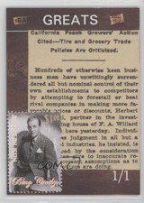 2019 The Bar Pieces of the Past One Time Greats 1/1 Bing Crosby 04wo