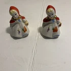 1950’s Hull Pottery Little Red Riding Hood Shakers Repaired