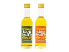 da rosario Organic White and Black Truffle Olive Oil 100 Italian Truffles 2PACK