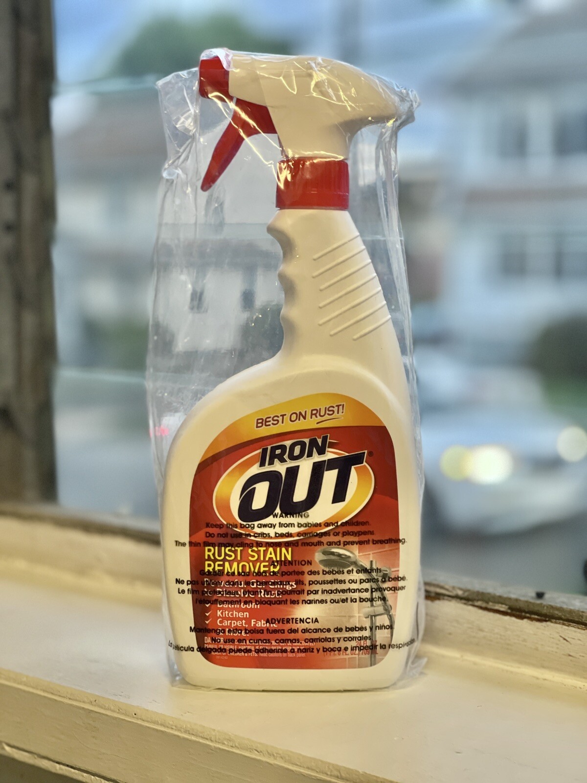 Iron OUT Spray Gel Rust Stain Remover, Remove and Prevent Rust Stains