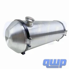 ▶9.5 Gallon 10x28 End Fill 3/8'' NPT Aluminum Spun Round Gas Tank Cell Fuel Tank