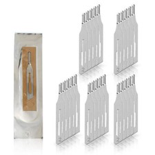 25 Stück Hohlmeißelklingen Figur 2 einzeln steril verpackt für Skalpellhalter