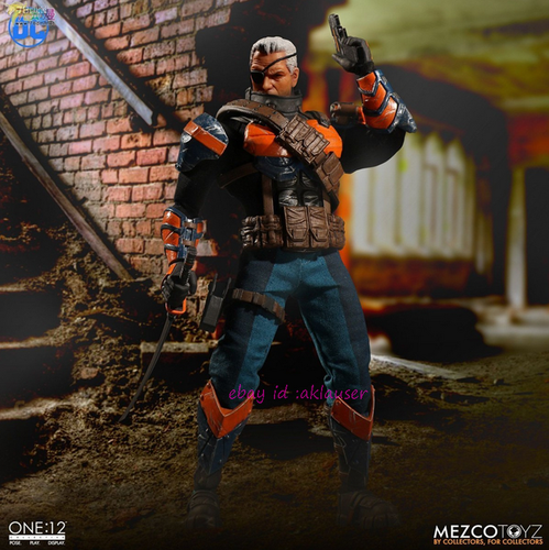 Mezco Toyz 1/12 Collective Marvel DC Deathstroke Actionfigur Modell auf Lager - Bild 2 von 9
