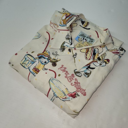 Big Dogs Viva La Fiesta Shirt Mens XL Rayon Mexican Party Dog Hawaiian Oversized - Picture 10 of 13