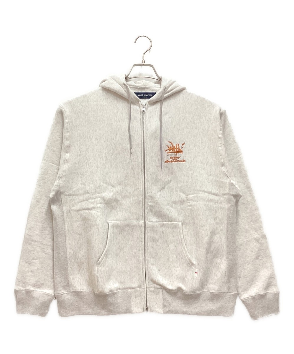 whiz limited Zip hoodie with embroidered logo and back logo whiz limited Zip hoodie with embroidered logo and back logo