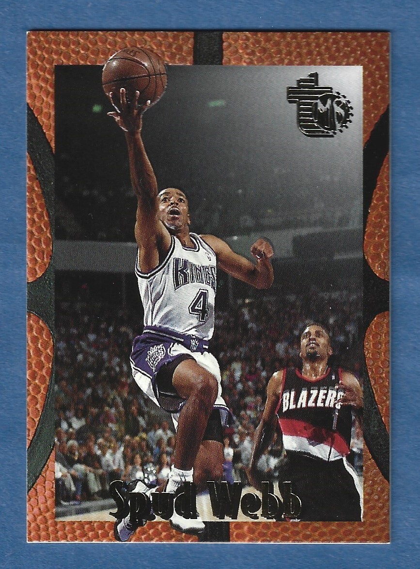 1995 Topps TMB Embossed Spud b Card85 Kings Basketball Legend sw1
