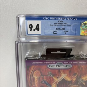 Graded Sealed Valis Sega Genesis CGC 9.4 Seal B
