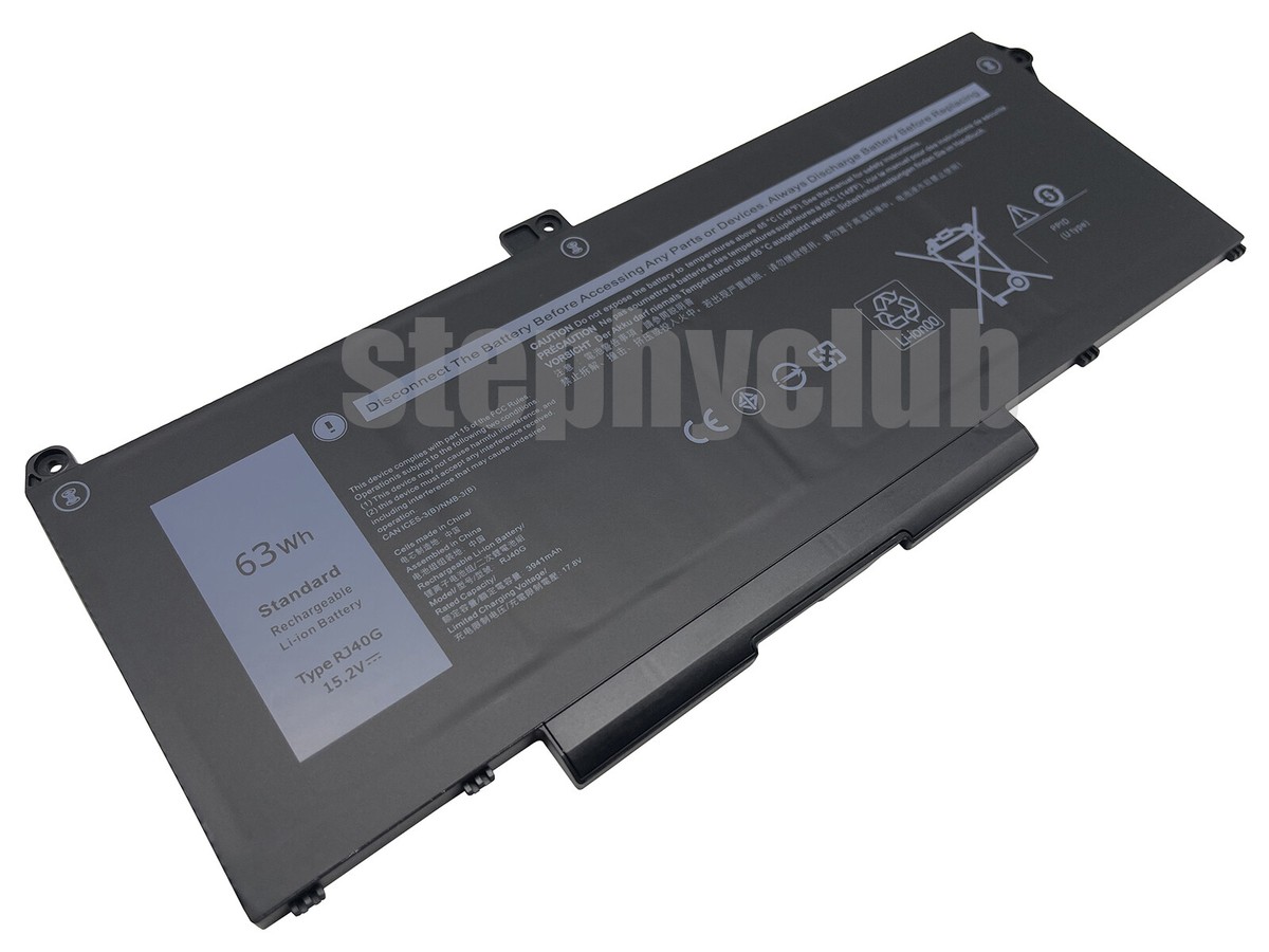 New 15.2V 63Wh RJ40G Battery Compatible with Dell Latitude 5420 
