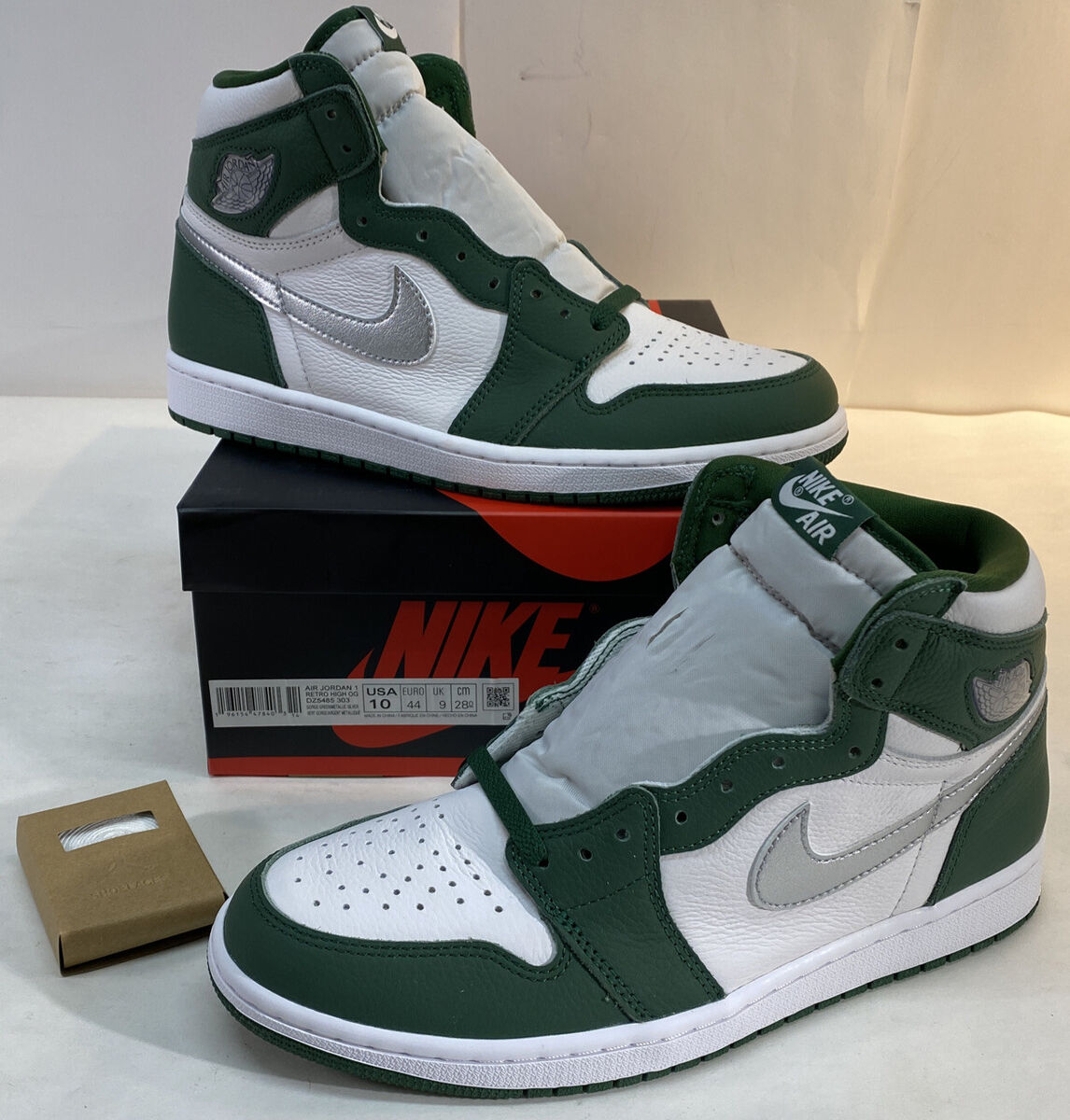 Size 10 - Jordan 1 Retro High OG Gorge Green/Metallic Silver Size 10 - Jordan 1 Retro High OG Gorge Green/Metallic Silver