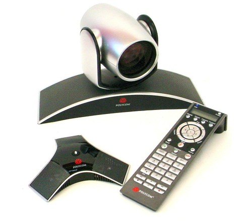 Polycom HDX 7000 Video Conferencing System w/ MPTZ-6 Camera Multipoint #12 - Picture 4 of 7
