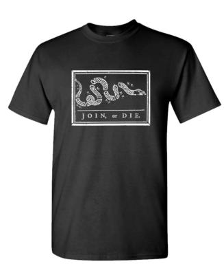 JOIN OR DIE usa american patriot defend - Cotton Unisex T-Shirt