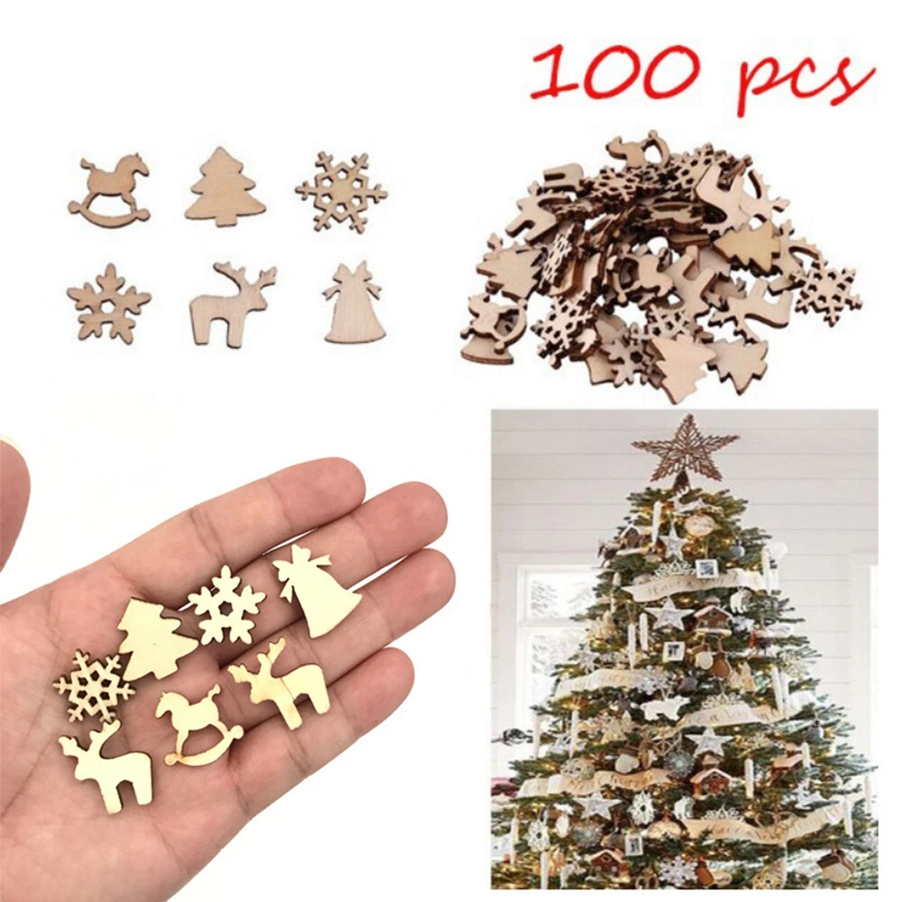 Ensemble De Décoration D'arbre De Noël En Bois, Ornements Suspendus De Noel Pendentif De Noel Ornements Arbre Suspendus Ornements Pour Noel Arti 89785082