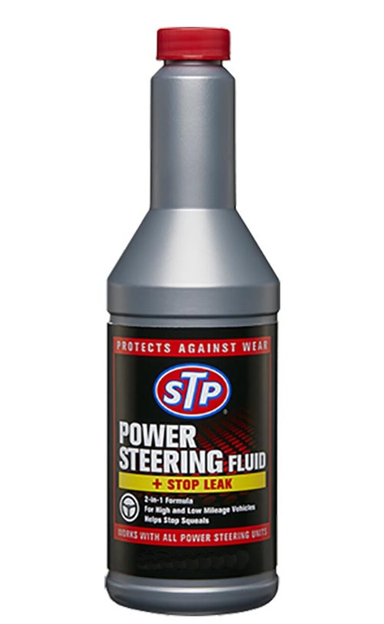STP POWER STEERING FLUID STOP LEAK HYDRAULIC STEER SYSTEM OIL UNIVERSAL