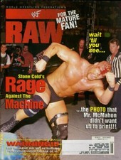 STONE COLD STEVE AUSTIN WWF Raw Wrestling Magazine August 1998 MARC MERO/AL SNOW