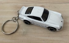 Hot Wheels Keychain New - White Porsche 911 Carrera RS - Custom KEY CHAIN