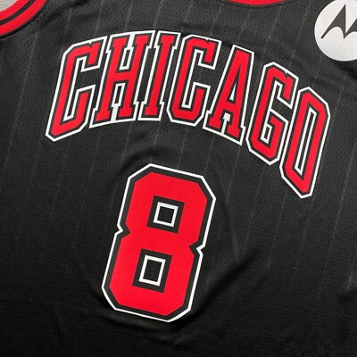 100% Authentic Zach Lavine Jordan Bulls Swingman Statement Jersey