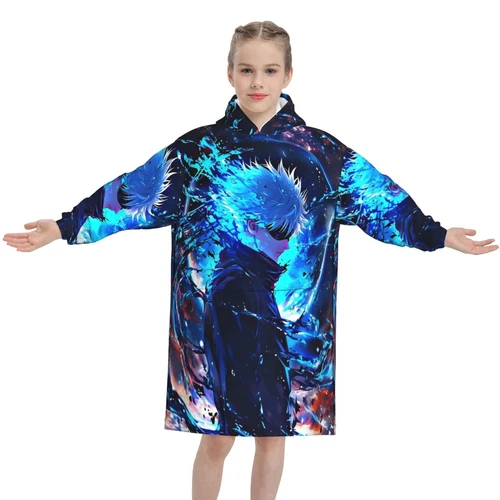Jujutsu Satoru Gojo Oversized Blanket Hoodie