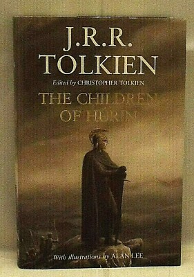 J.R.R. Tolkien THE CHILDREN OF HURIN Hardback Book Harper Collins 2007 With Map