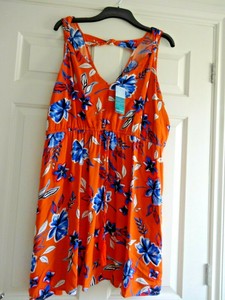 orange dress size 20