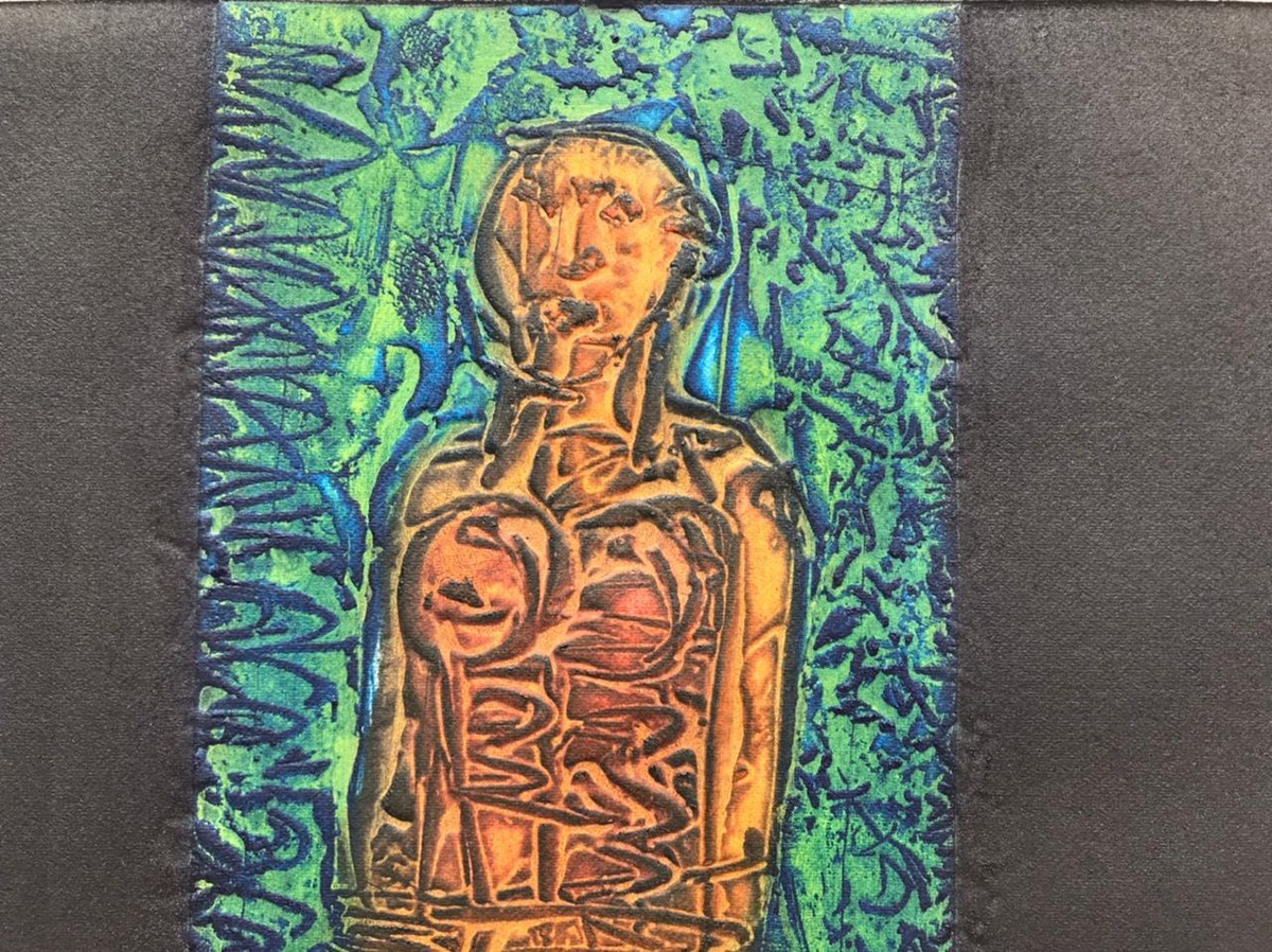 CHOCO (Eduardo Roca) Cuban Artist Hand-signed Original Collagraph