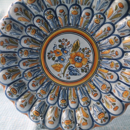 Large Decorative Talavera Espana Ceramic Plate Dish Spain - Picture 2 of 6