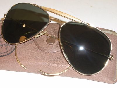1960s 58[]14M VINTAGE B&L RAY BAN G15 WRAPAROUNDS OUTDOORSMAN
