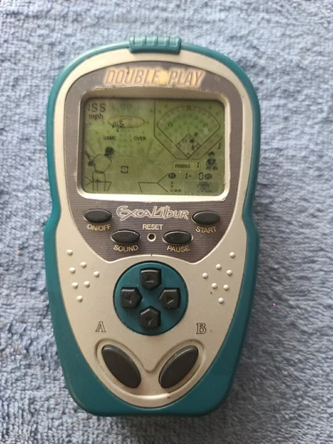 Vintage Excalibur Double Play Baseball Hand Held Game Model 384  Collectable 