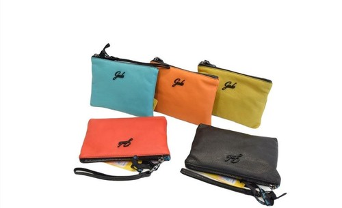 GABS POCHETTE Astuccio in pelle Con maniglia da polso Chiuso con zip AMINA  M | eBay