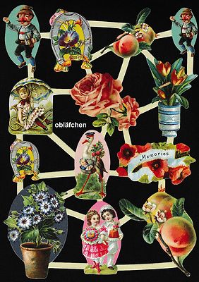 #Chrome sheets# curved from Holland 5, mixed patterns children, flowers. Fruits Etc