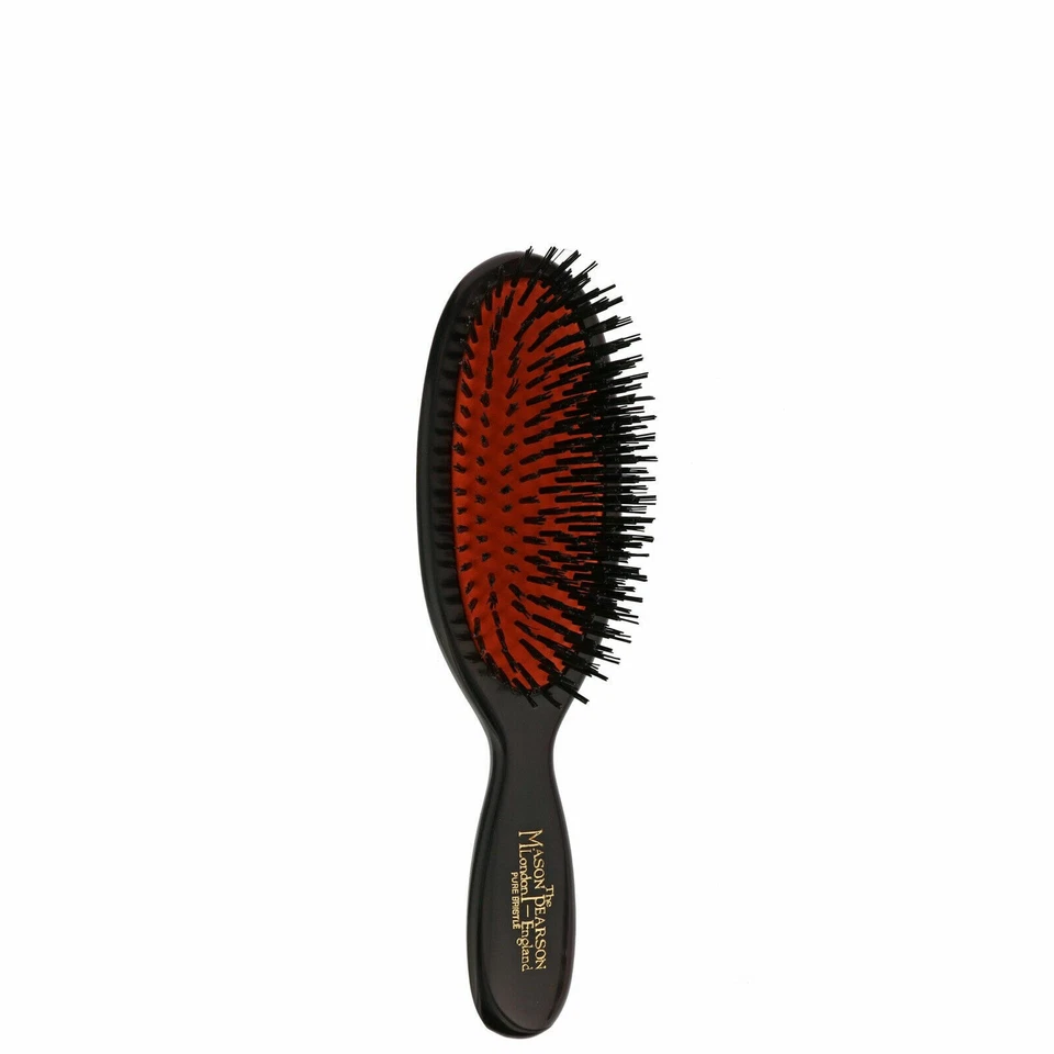 Mason Pearson B4 'Pocket Bristle' Hair Brush Dark Ruby *US SELLER* - Image 2 of 2