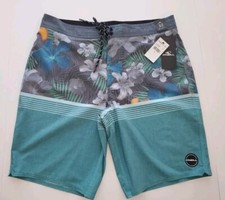 NEW O'NEILL Mid Length Floral BOARDSHORTS Men's Size 32 STRETCH