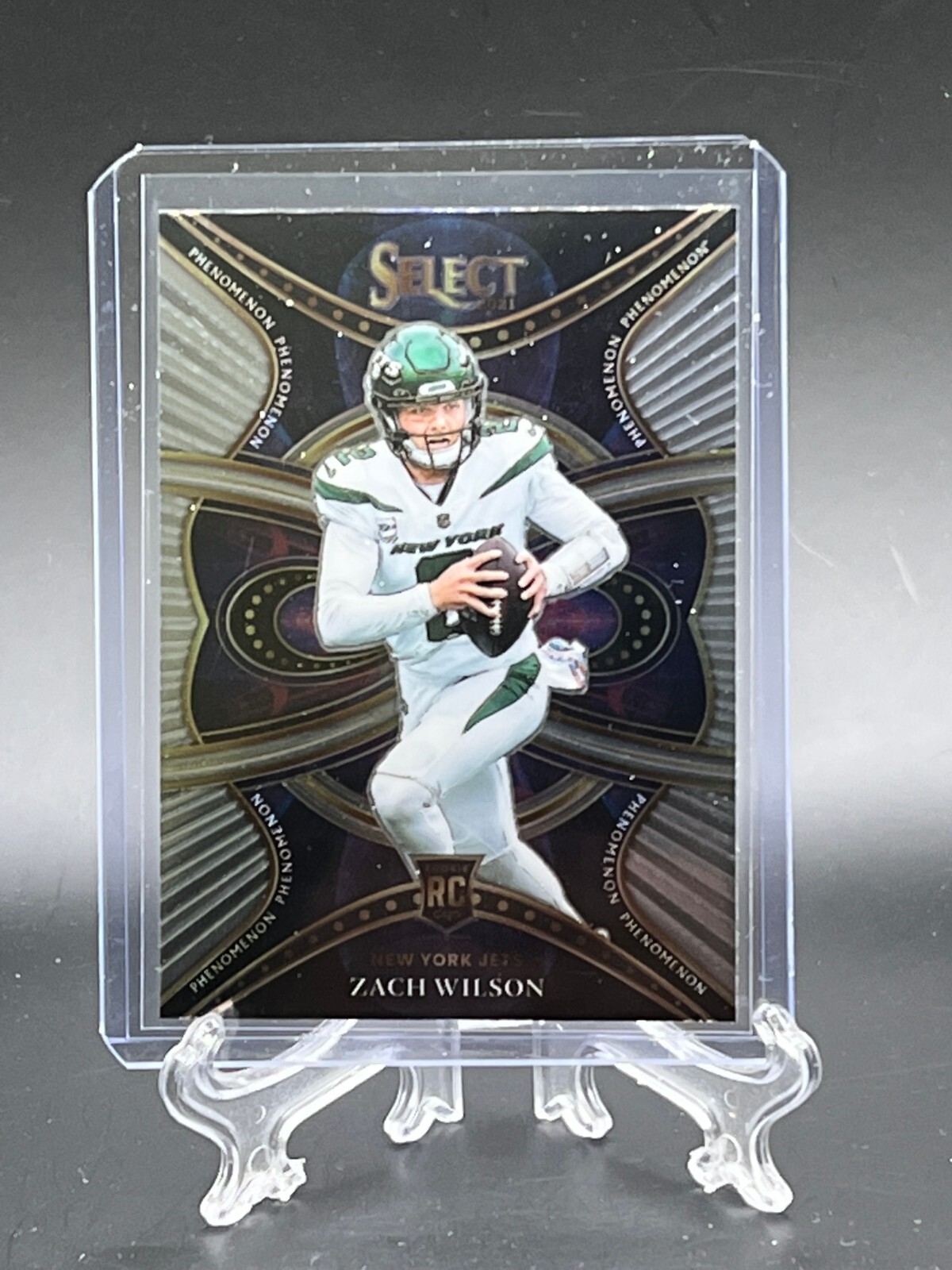 2021 Select Phenomenon Silver Zach Wilson RC New York Jets #PHE-7