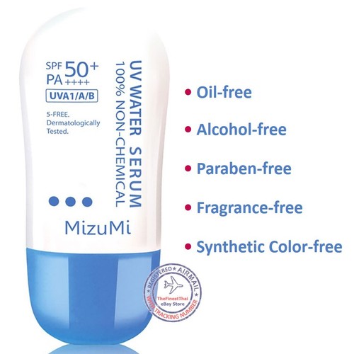 MizuMi UV Water Serum, Non-Chemical Sunscreen for Daily Use SPF50 - 30g x3 - Picture 4 of 7