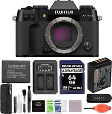 Fujifilm X-T50 Mirrorless Camera Black Bundle Essential